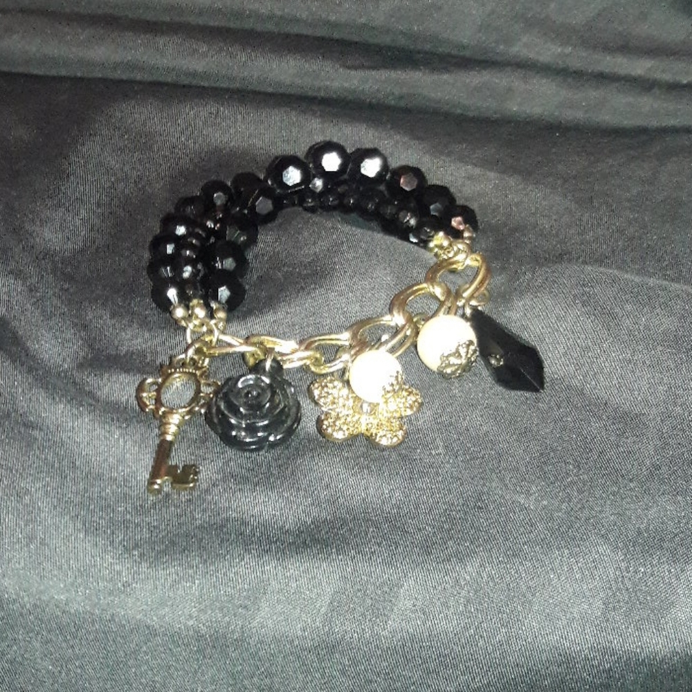 Beaded Charm Bracelet